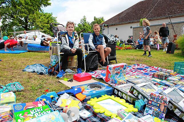 Bild 23: Bilder vom Hafenfest-Sonntag mit Turn-Show, Bürgermeister-Mutprobe und Flohmarkt (1)