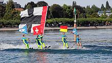 (Archivbild) Einer der Höhepunkte des Konstanzer Seenachtfestes ist die traditionelle Wasserski-Show des Deutsch-Schweizerischen ...
