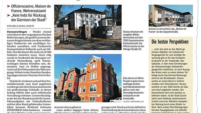 So berichtete der SÜDKURIER am 29. Oktober 2013.