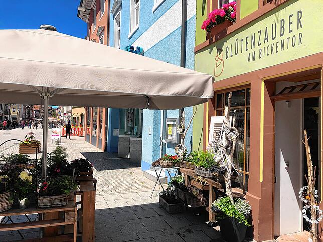 Der Blumenladen Blütenzauber am Bickentor wird von Anja Müller geleitet.