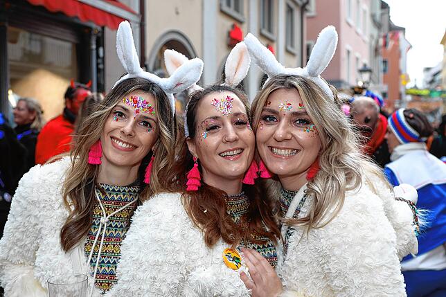 Bild 6: Ho Narro! Die Straßenfasnacht in der Konstanzer Altstadt ist in vollem Gang