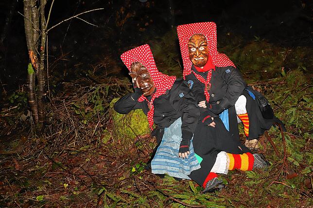 Diese beiden Riedhexen haben es sich im Uniwald bequem gemacht. Kommt ein Zuschauer vorbei, legen sie den Kopf schief und grüßen mit ...