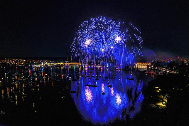 Bild 9: Spektakuläre Bilder vom Feuerwerk bei Seenachtfest und Fantastical 2022