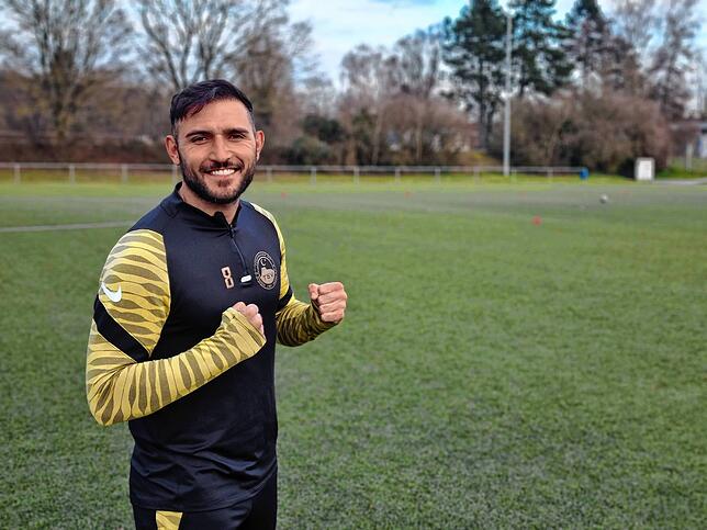 Gani Hamdushi, Kapitän des Türkischen SV Singen