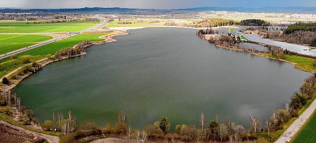 Im Riedsee bei Hüfingen dürfen Hunde nicht ins Wasser und müssen an der Leine geführt werden.