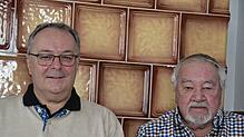 Leidenschaft für Musik: Joachim Kaiser (links) folgte seinem Vater Ewald 1996 als Dirigent des Musikvereins Menzenschwand nach. Bild: ...