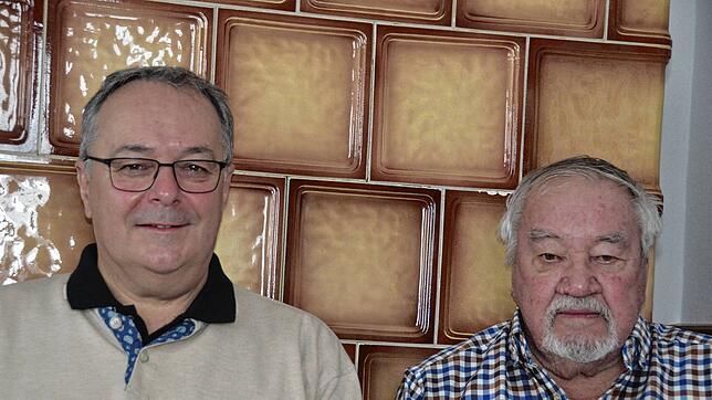 Leidenschaft für Musik: Joachim Kaiser (links) folgte seinem Vater Ewald 1996 als Dirigent des Musikvereins Menzenschwand nach. Bild: ...