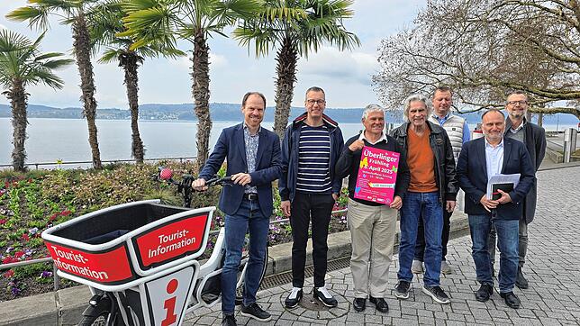 Sie freuen sich auf den Überlinger Frühling (von links): Jürgen Jankowiak (ÜMT), Uwe Zscherp, Reinhard Haas, Gerhard Graf, Andreas ...