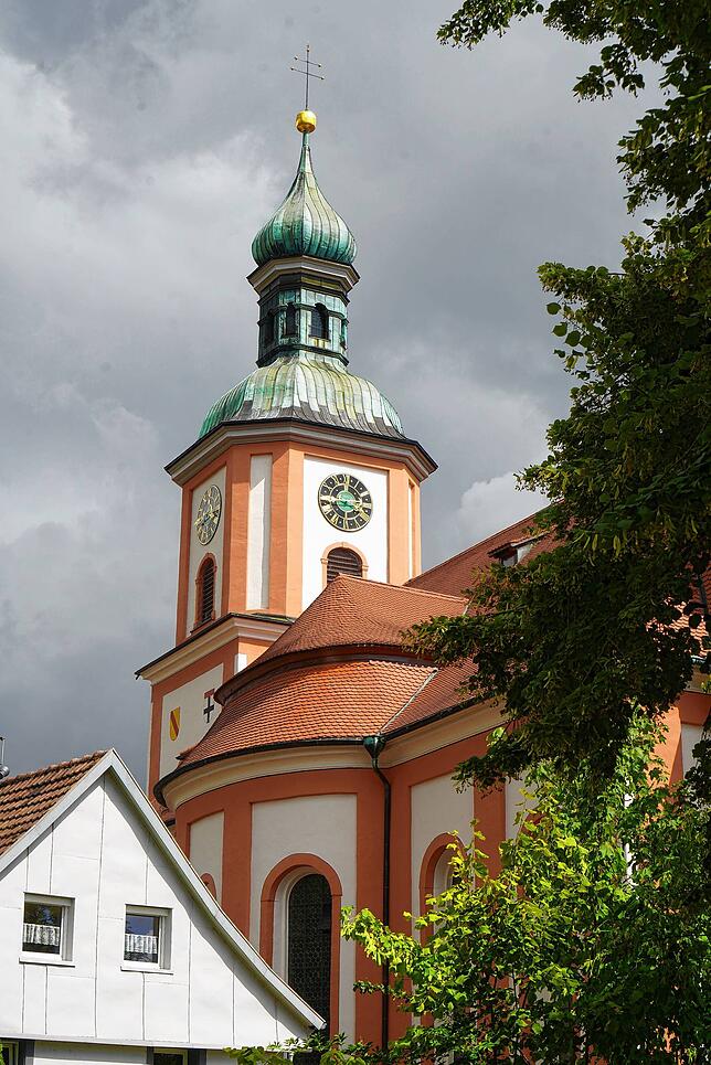 Die Katholische Kirche Mariä Himmelfahrt in Tiengen.