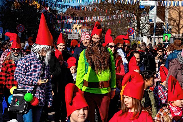 Bild 13: Die Bad Dürrheimer Schulen und Kitas beim Umzug am Samstag