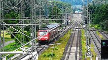 Blick in die Zukunft: So oder ähnlich wie hier die Strecke zwischen Ulm und Friedrichshafen soll auch die Hochrheinstrecke bis 2027 ...