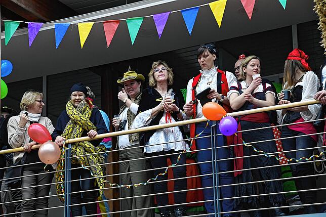Bild 17: Fasnacht 2025: Hexen rollten im Villinger Landratsamt den roten Teppich aus - Die schönsten Bilder!