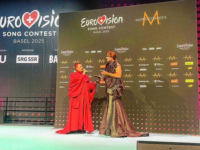 Bild 10: Alle Bilder zur „MET-Gala Europas“ in Basel: So präsentieren sich die ESC-Acts bei der Eröffnungszeremonie