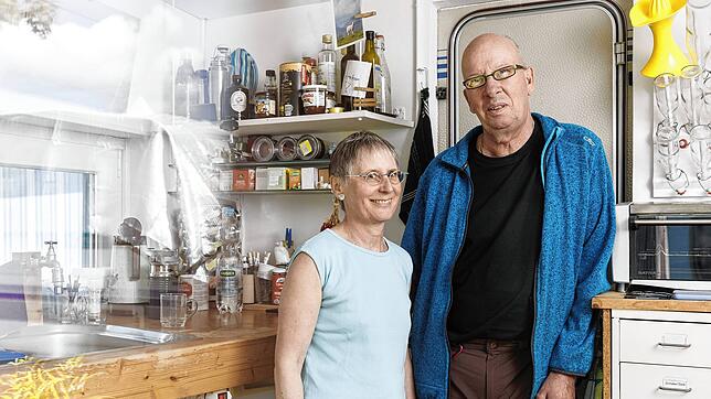 Das Ehepaar Margrit Lauber Unold und Sven Unold wohnt seit 2008 auf dem Campingplatz in Frick.