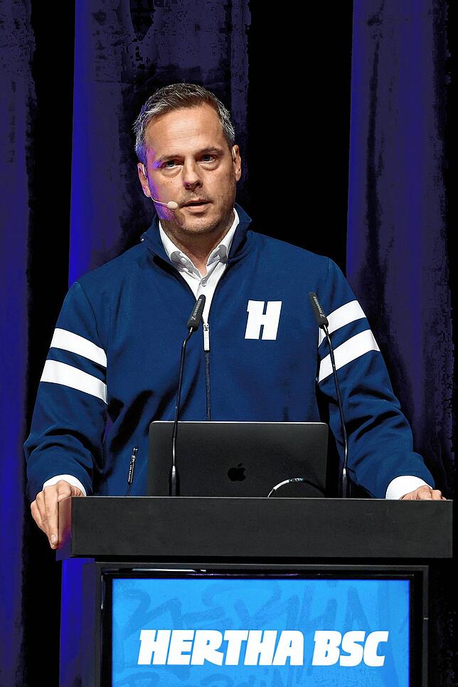 Hertha-Präsident Kay Bernstein.