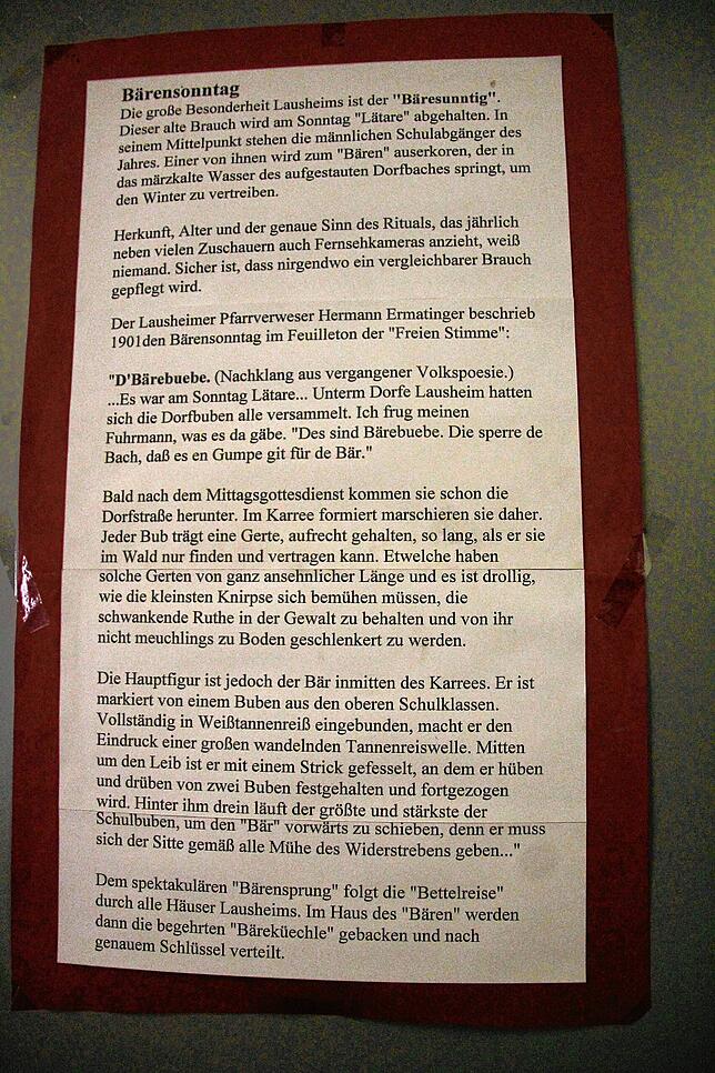 Bild 38: Bilder vom Bärensonntag in Lausheim