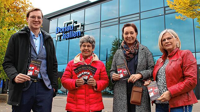 Die GUB freut sich darauf, endlich wieder Veranstaltungen anbieten zu können: Tobias Mauz (von links), Claudia Weishaar, Petra Mietz und ...