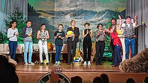 Schlussbild beim ersten alemannischen Poetry-Slam in Bernau. Ende Oktober findet die zweite Auflage in Titisee statt.