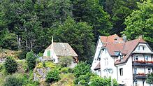 Der Ausläufer des St. Blasier Hausbergs, dem Bötzberg, mit dem einstigen Namen Marienruhe. Bild: Thomas Mutter