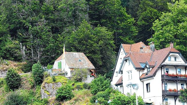 Der Ausläufer des St. Blasier Hausbergs, dem Bötzberg, mit dem einstigen Namen Marienruhe. Bild: Thomas Mutter