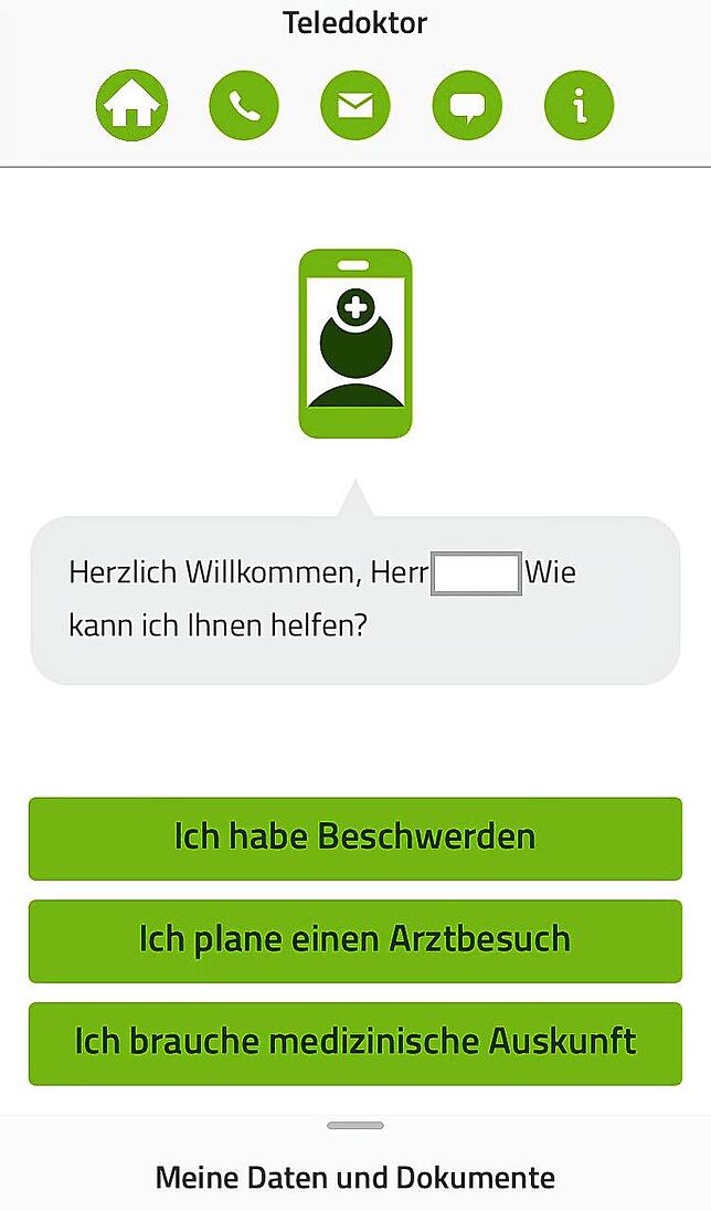 Mit dem „Teledoktor“ versucht die Barmer-Versicherung ihren Kunden ein Angebot im Bereich der Telemedizin zu machen.