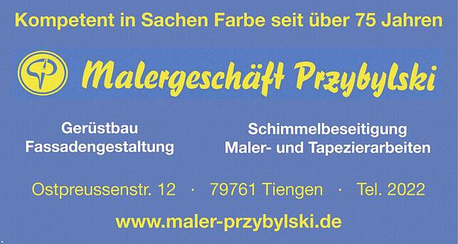Bild 1: 75 Jahre Malergeschäft Przybylski Tiengen: Familienunternehmen in dritter Generation