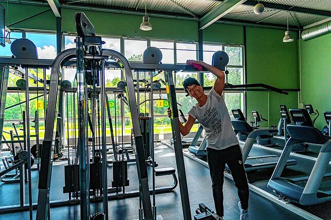 Bild 22: So bereiten sich die VS-Fitness-Studios auf den Neustart am 2. Juni vor