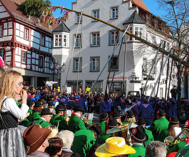 Auch das Narrenbaumstellen auf dem Marktplatz wird es in der gewohnten Form in diesem Jahr nicht geben.