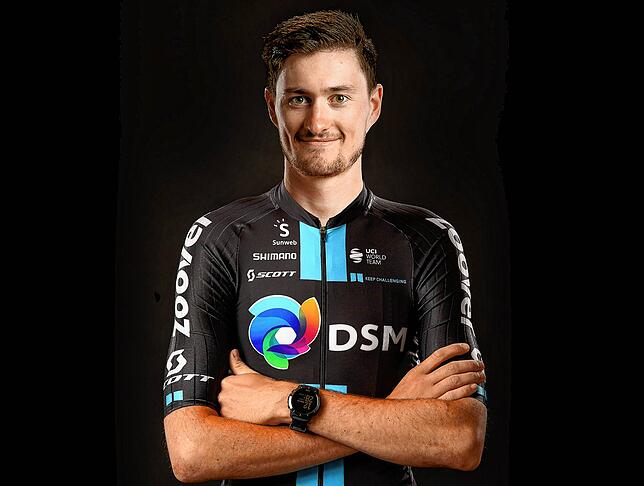 Radprofi Nico Denz (Team DSM): „Beim Giro werden wir voll auf Gesamtklassement fahren. Ich bin total guter Dinge“