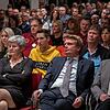 Den Neujahrsempfang der Stadt Meßkirch im Festsaal des Schlosses verfolgten am Donnerstagabend rund 260 Gäste. In der ersten Reihe saßen ...