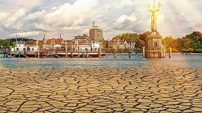 Der Klimanotstand als Menetekel: Die Animation des Bodensees ohne Wasser bedient diese Schreckensvision. Die Konstanzer Stadträte wollen ...