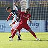 Villingens Fabio Liserra (links) im Duell mit dem Bahlinger Yannick Häringer. Eine Szene aus dem Regionalliga-Spiel Mitte November, das ...