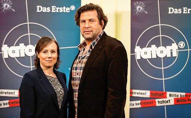 Das Ermittler-Duo des Schwarzwald-Tatorts: Eva Löbau als Kommissarin Franziska Tobler und Hans-Jochen Wagner als Kommissar Friedemann Berg.