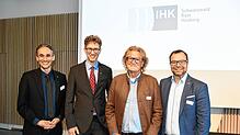 Sie stecken hinter dem zweiten Unternehmerbrunch von IHK Schwarzwald-Baar-Heuberg und Gewerbeverband Oberzentrum (GVO): Philipp ...