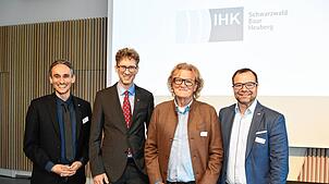 Sie stecken hinter dem zweiten Unternehmerbrunch von IHK Schwarzwald-Baar-Heuberg und Gewerbeverband Oberzentrum (GVO): Philipp ...