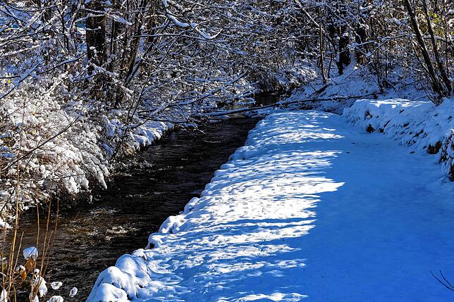 Bild 21: Wintereinbruch im Schwarzwald verschönert durch Schnee und Sonne