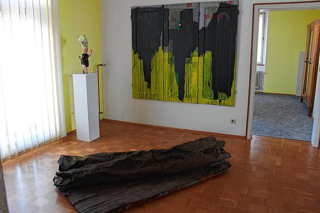 Ein Fundstück wird zum Kunstwerk im Künstlerhaus Lottstetten.