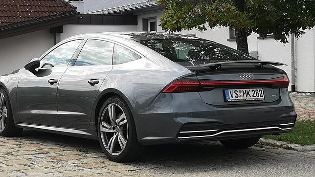 Der neue Dienstwagen von Bürgermeister Markus Keller, ein Audi A7 Sportback. Bei Tempo 130 fährt der Heckspoiler automatisch aus. Bild: ...