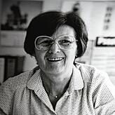 Rosemarie Banholzer damals als Sekretärin beim SÜDKURIER.