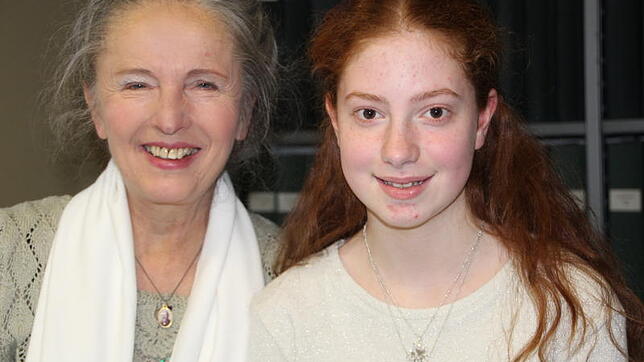 Angelika Dohlien (links) und Leonie Happle. Bild: Holger Niederberger