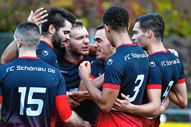 Zu Hause eine Macht: Der FC Schönau gewann – bis auf das 3:3 gegen den TuS Efringen-Kirchen – alle Heimspiele der Vorrunde.