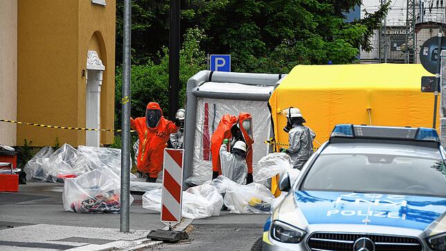 Singen am 16. Mai 2024: Weil man eine gefährliche Substanz vermutete, gab es einen der größten Einsätze in den vergangenen Jahren im ...