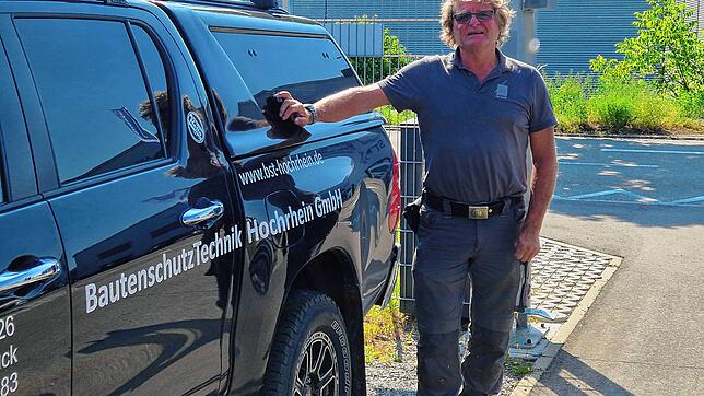 Inzwischen ist bei der BTH Bautenschutztechnik Hochrhein alles in trockenen Tüchern. Bis es soweit war, hatte Harald Ebi allerdings ...