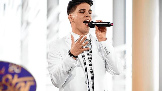 Tarkan Simsek aus Jestetten während seines Auftritts vor der Jury von Deutschland sucht den Superstar.