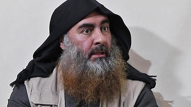IS-Anführer Abu Bakr al-Bagdadi, hier in einem Propaganda-Video, das Ende April aufgezeichnet wurde.