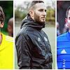 Die Führenden der drei Torjägerlisten (von links): Silvio Lorenzi (SG Liggeringen/Güttingen, Staffel 1), Anil Bagci (Hattinger SV, ...