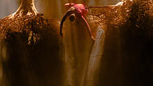 Probenbild: Die neue Produktion &bdquo;Orpheus&ldquo; der Gruppe Moved by the Motion.