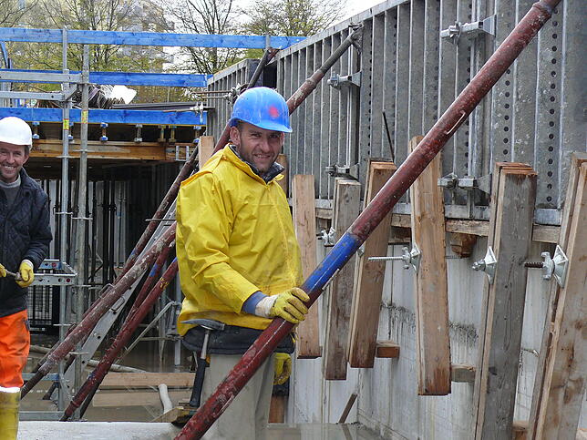 Bild 8: Wie sieht es eigentlich am Schwaketenbad aus? Wir haben uns auf der Baustelle umgesehen