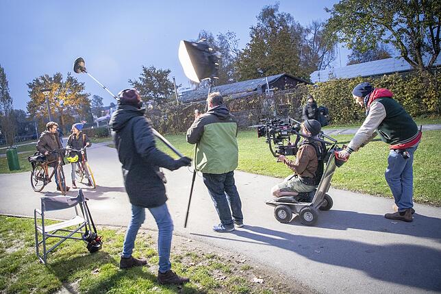 Bild 4: Oliver Wnuk hat seinen neuen Film in seiner Heimatstadt abgedreht. Wir haben den Schauspieler bei den Dreharbeiten begleitet