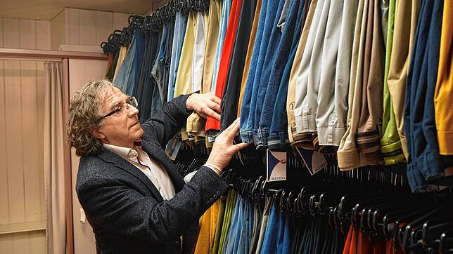 Ferdi Eith vom Bekleidungsgeschäft Bachstein belastet die derzeitige Situation.